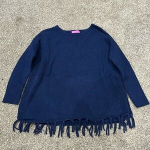 Girls S 4/5 Lilly Pulitzer navy sweater
